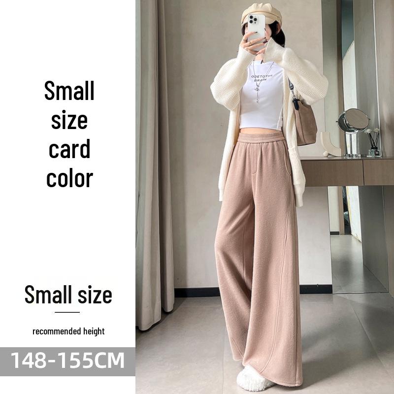 

2026 New Style High Waist Wool-Blend Wide Leg Pants for Women Large