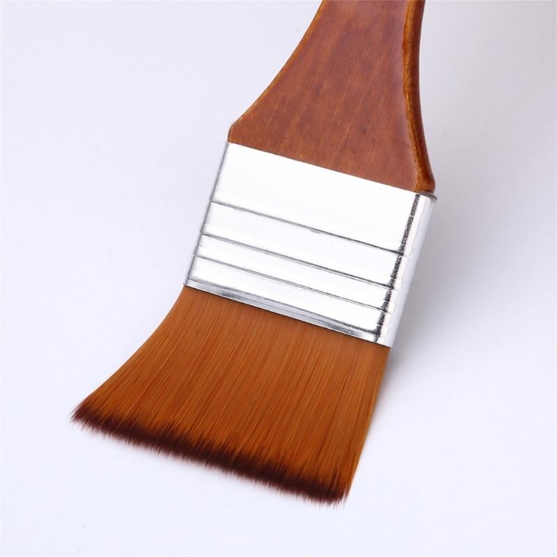 6 Stück Künstlerpinsel Aquarellpinsel für Öl Acryl Aquarell Gouache Malerei Nylonborsten Pinsel