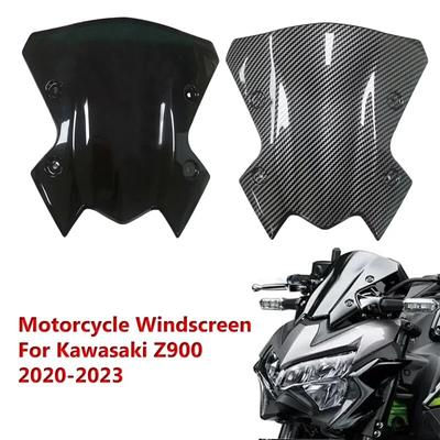 1Pcs Plastic Motorcycle Windshield Windscreen Covers Fit Kawasaki Z900 2020-2023 Motorbikes Front Wind Deflector Parts