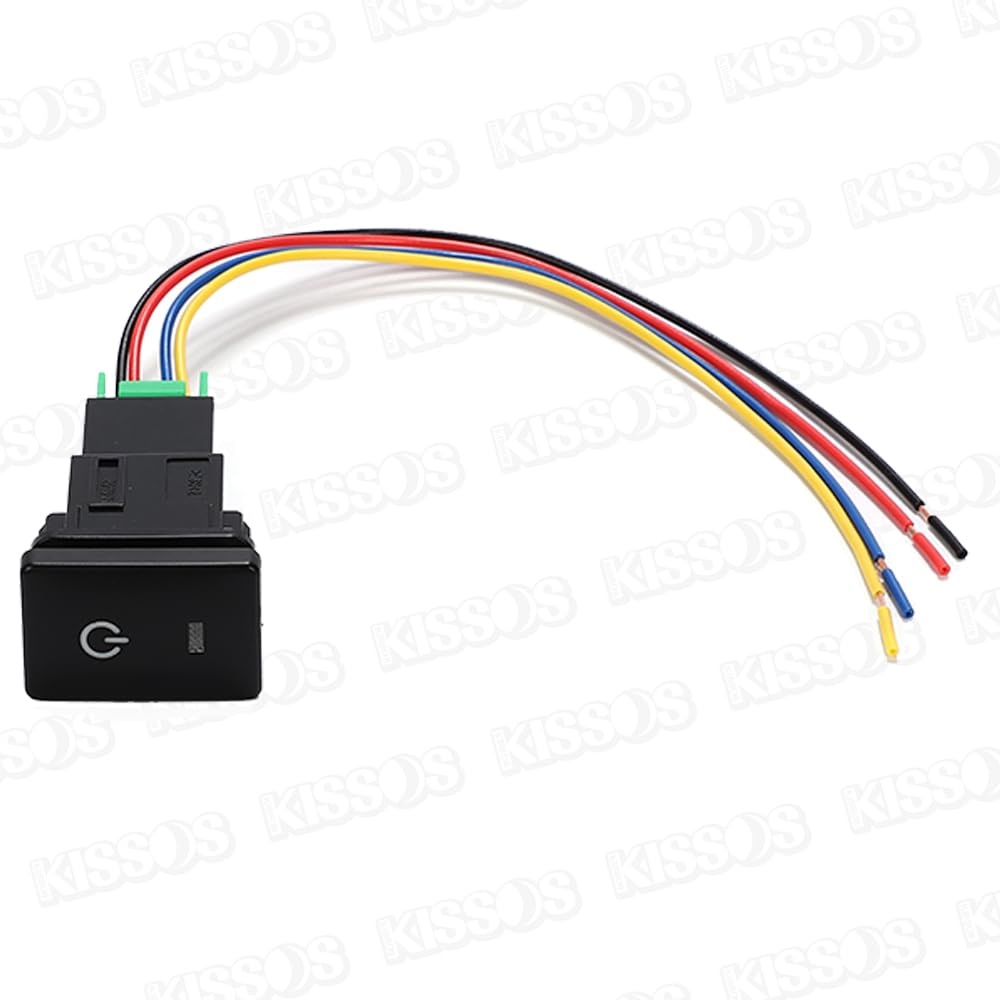 LED Positions-Druckschalter EIN AUS Typ A Leistungsmarkierung Toyota Daihatsu Suzuki Universell Kompatibles Produkt