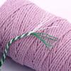 2mm 100 Meters/roll Double Color Cotton Bakers Twine String Cord Cotton Line for Gift Packing Craft