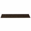 Self Adhesive Stair Treads 15 pcs 76 x 20 cm Brown Rectangular