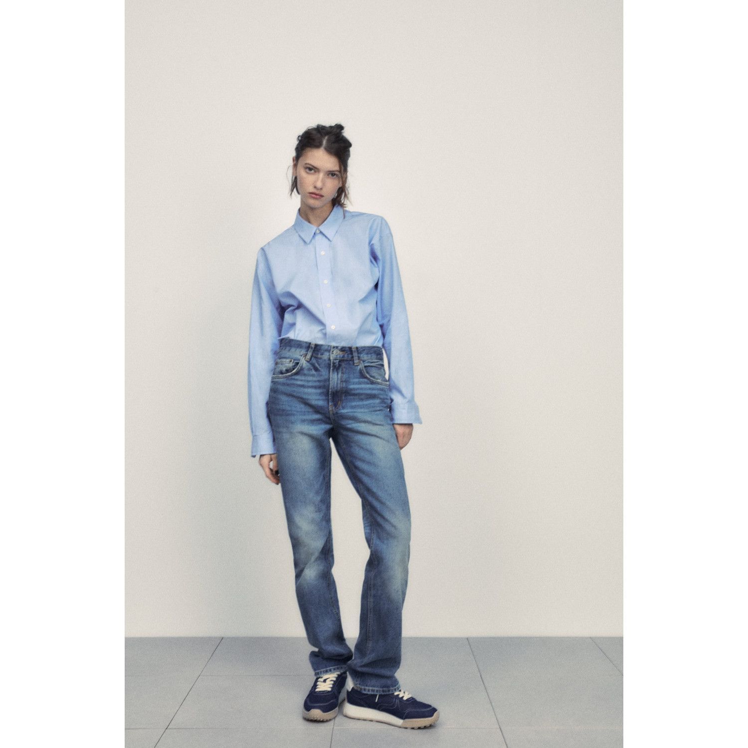 

DENIM RUNNING TRAINERS