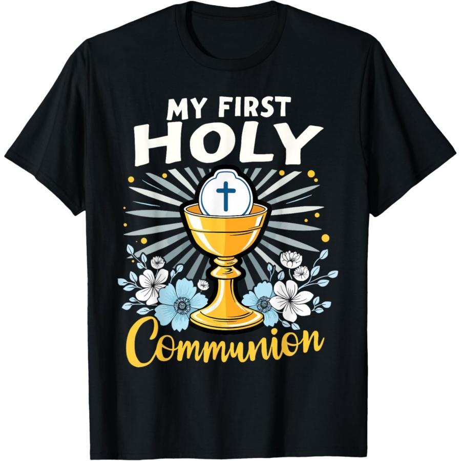 My First Holy Communion Religious Eucharist Chalice Kids T-Shirt S