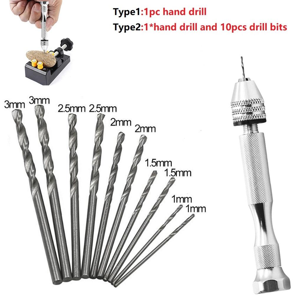 Chuck Clamping Hand Drill 3.74 Inch 95 Mm Drill Bit