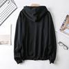 Women Autumn Winter Hoodie Hooded Solid Color Drawstring Patch Pocket Pullover Long Sleeve Loose Soft Warm Lady Hoodie