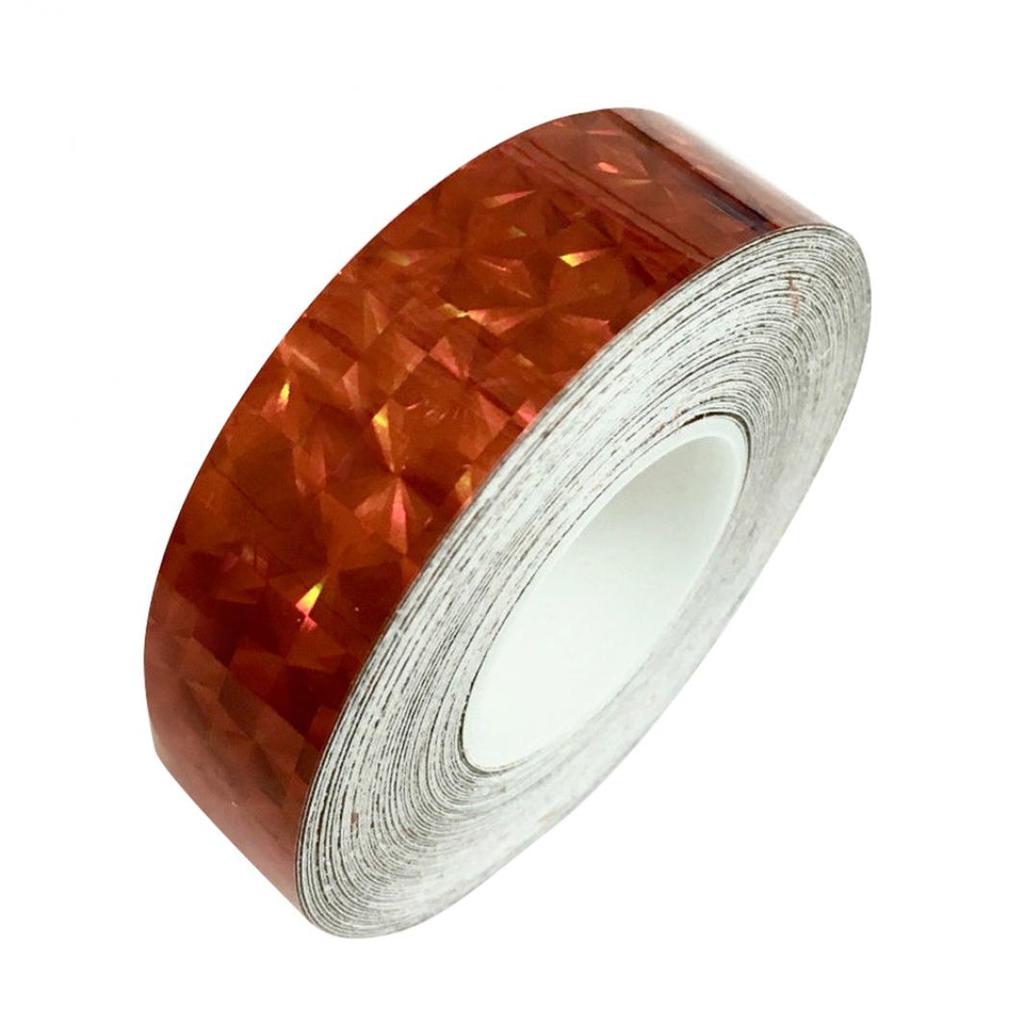 1.2cm X 30m Square Glitter Holographic Prism Lure Tape for Gift Packing ARI