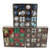 Christmas Bauble Gift Box: Colorful Round Tree Decorations & Small Pendants Set