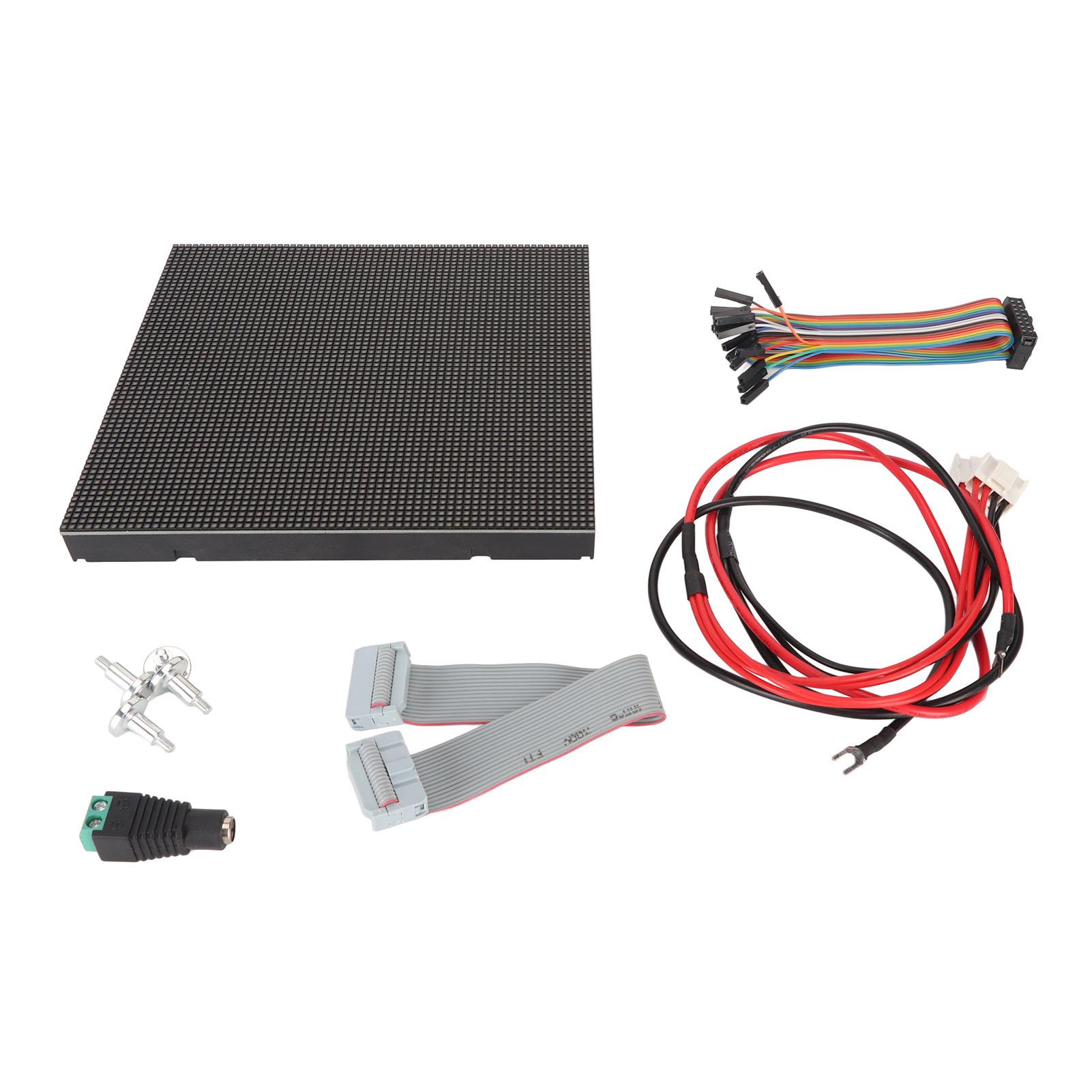 

Светодиодная матричная панель 64x64 пикселей, шаг 2,5 мм, 4096 отдельных светодиодов RGB, регулируемая яркость, полноцветная