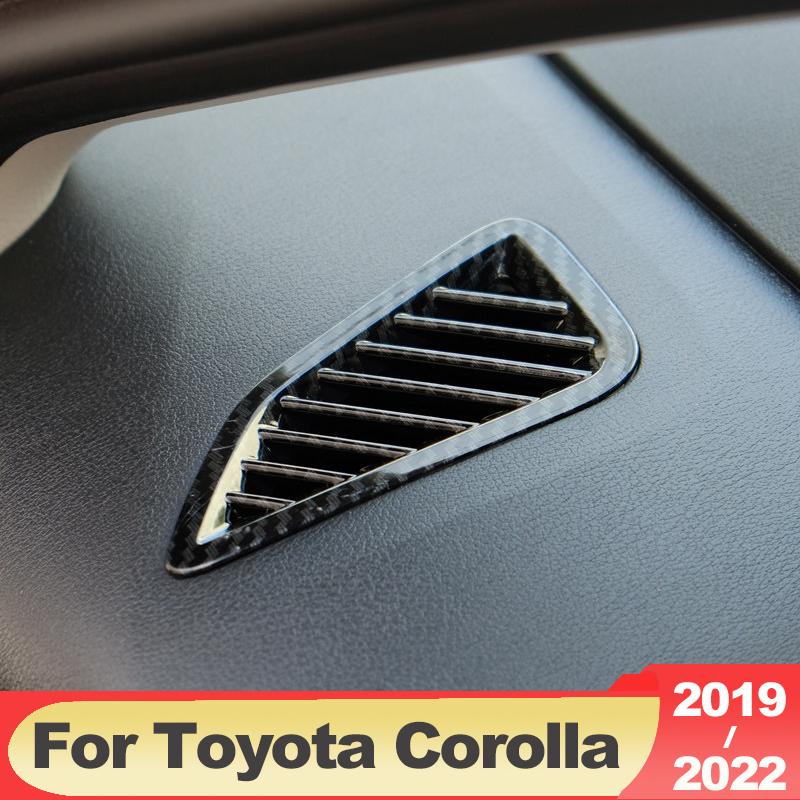ABS Car Styling Przednia osłona wylotu powietrza Wnętrze wykończenia Deska rozdzielcza Rama Dekoracyjne Części Dla Toyota Corolla E210 - 2022