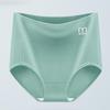 Four Seasons Mei Ya High Waist Cotton Women's Panties - Antibacterial Crotch, Hip Lifting, Abdomen Shaping Triangle Design.