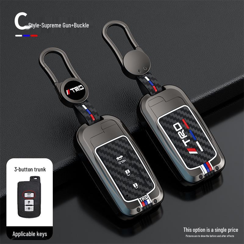 Key Cover for Toyota Land Cruiser LC300, Prado, and RAV4