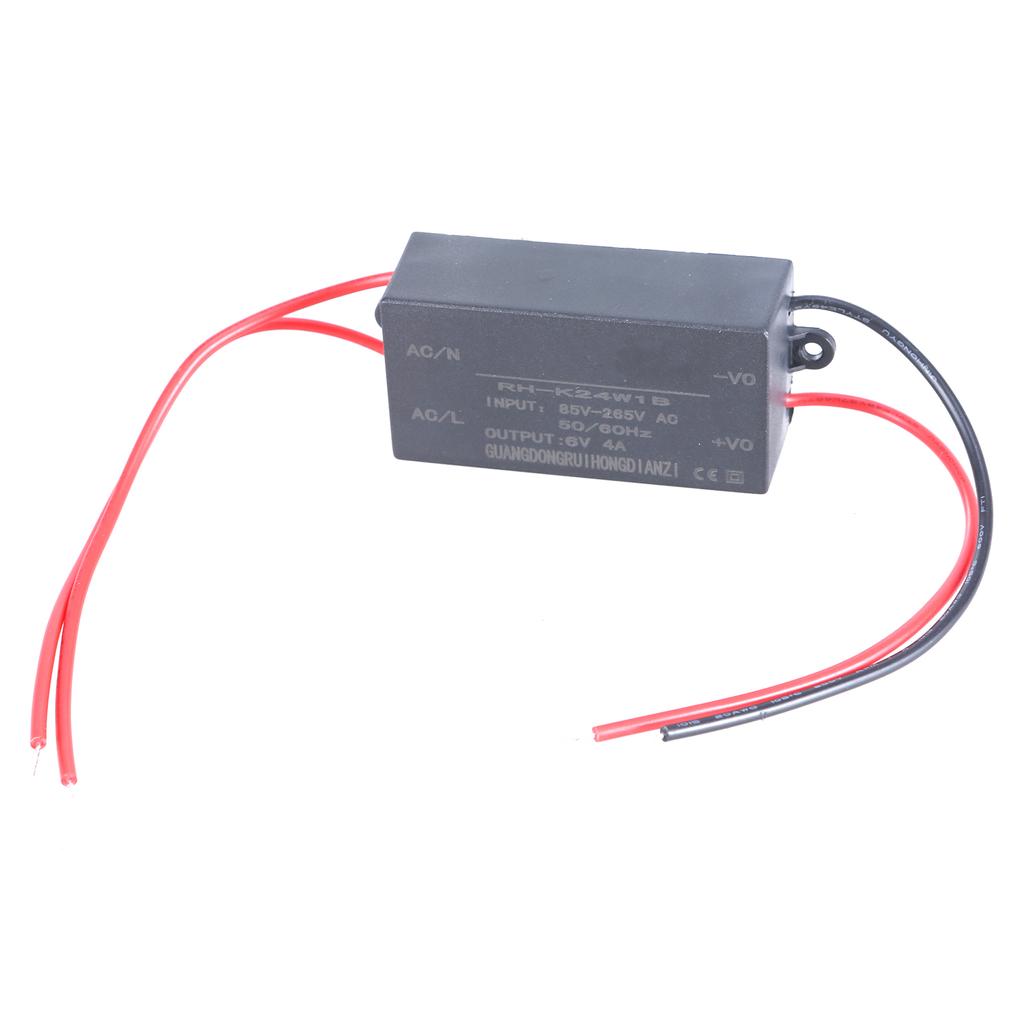 6V 4A Power Supply Adapter 85V-265V to 6V 4A Power Convereter Repalcement for Blood Pressure Monitors Remote Control Toy