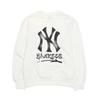 MLB New York Yankees Sweatshirt Unisex Creme 3AMTB0551-50CRS