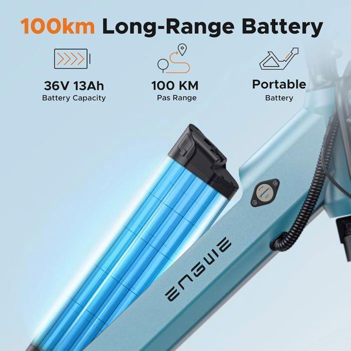 Electric Bike - ENGWE - P275 SE - 27.5 Inches - Range 120 Km - 250 W Motor