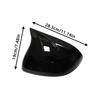 For Mercedes Benz C Class W206 2026 2026 2026 2026 Black Carbon Look Rear View Mirror Case Cover Accessories