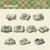 Retro Bookish Sticker Pack: Journal & Collage Decorations in 6 Styles
