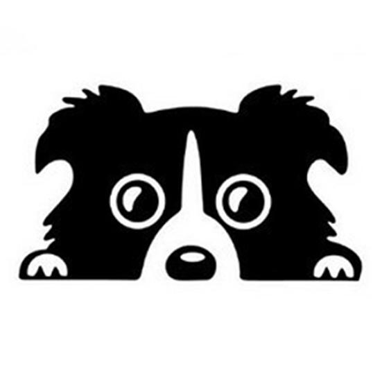 

Светоотражающий водонепроницаемый милый узор автомобиля щенок багажник автомобиля авто декор наклейка наклейка чёрный