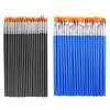 50-160pcs Oil Painting Nylon Brush Acrylic Detail Painting Thin Hook Line Pen Professional Paint Brush Kit Art Supplies