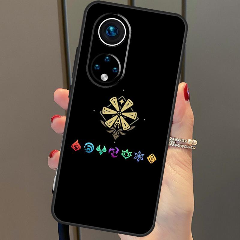 Genshin Impact Elements Cover For Honor 90 70 50 Magic 6 Pro Magic 5 Lite Honor X6a X7a X8a X9a X8b X9b X8 X9 Case