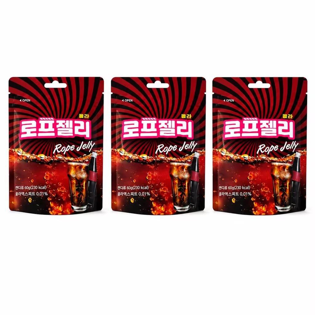 YEM Long Filled Candies, 3 flavors 6pcs| Sweet Rich Filling Flavor, Chewy Texture, Convenient Snack