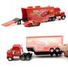 Cars 2 Disney Pixar Racing 3 1 Toy Lightning McQueen Chick Hicks' Hauler The King's Hauler Collection Die Metal Model kids Gift