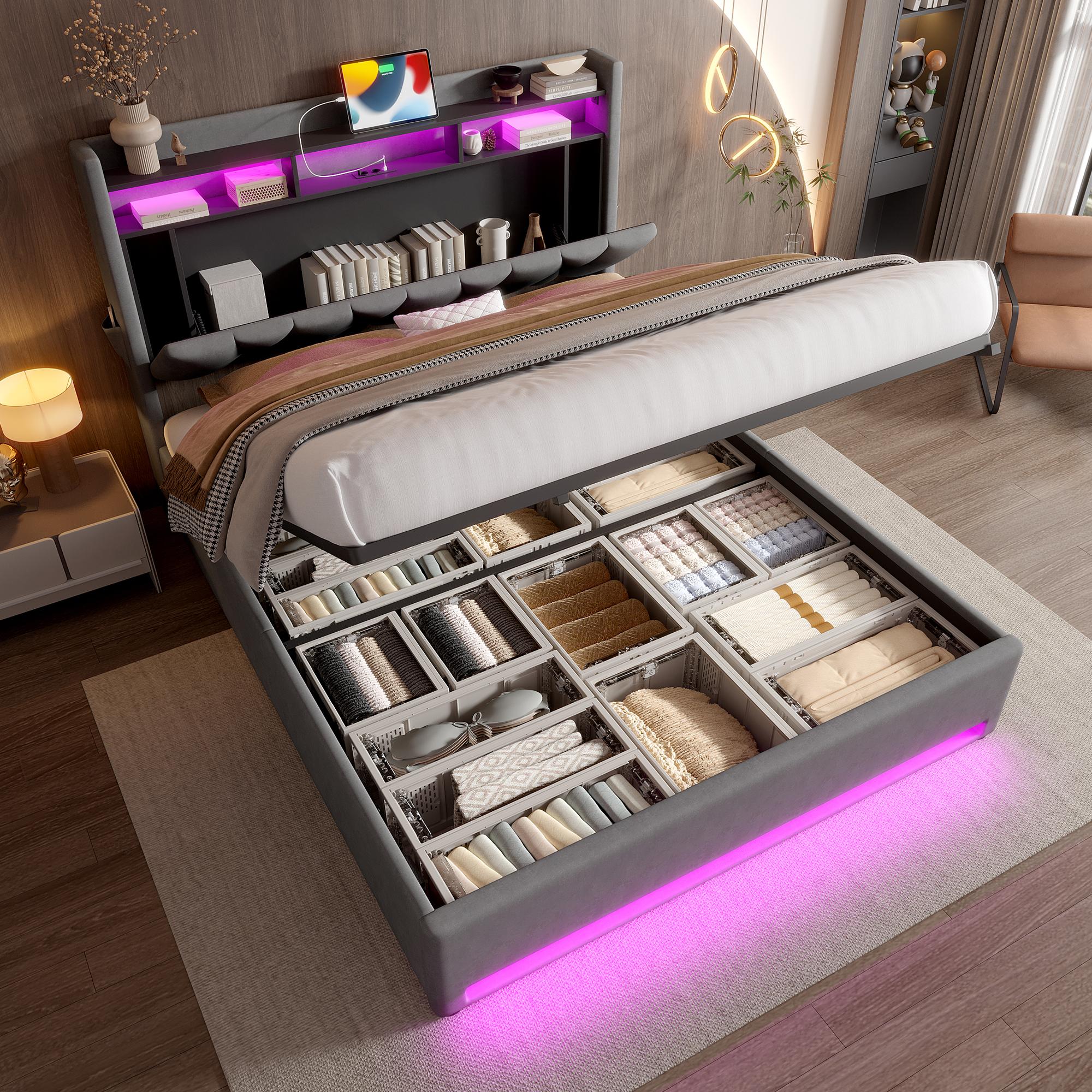 140 x 200cm Upholstered Bed Frame