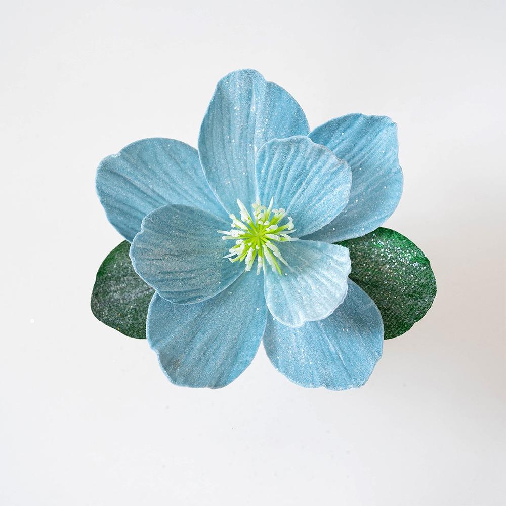 Velvet Christmas Lotus Flower 25cm Christmas Tree Wreath Multi-color Xmas Tree Ornaments  New Year