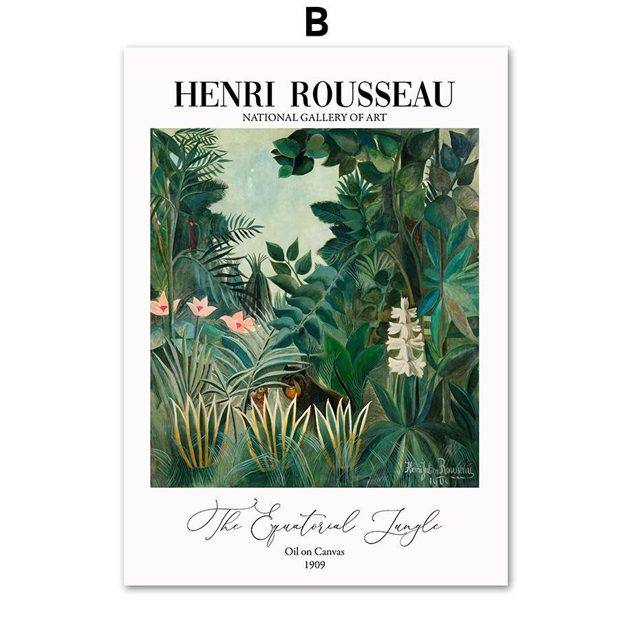Henri Matisse Picasso Mark Rothko Kanagawa Wellen Wandkunst Leinwand Malerei Poster und Drucke Wandbilder für Wohnzimmer Dekor