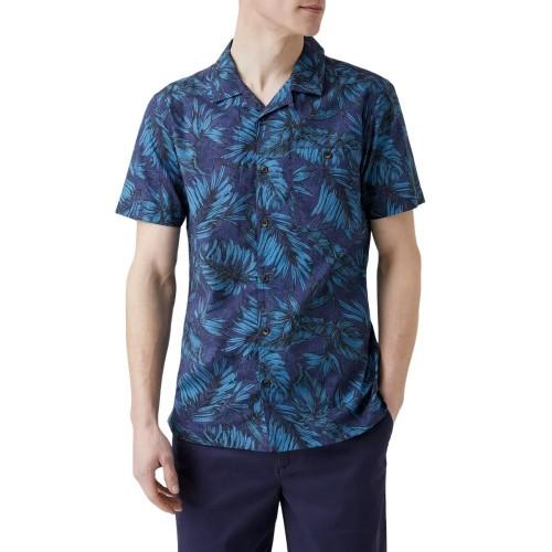 Mantaray Mens Twilight Revere Collar Shirt