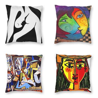 Pablo Picasso Luxury Cushion Cover Car Pillowcase Abstract Personality Art Living Room Sofa Bedroom Home Decor