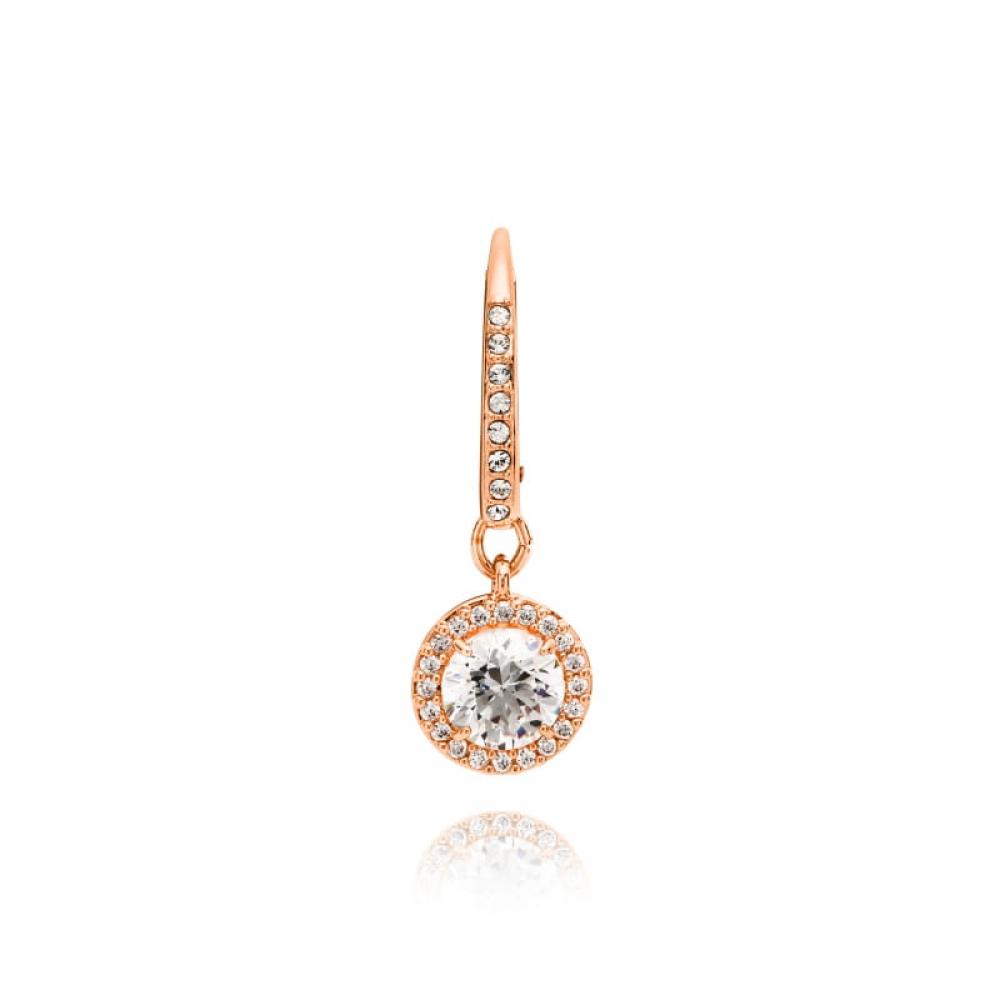 Swarovski 5638769 Una Angelic Constella Hoop Drop Earrings