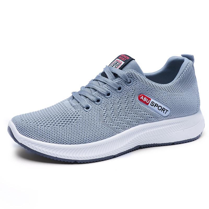 Men's mesh breathable casual sneakers spring summer new anti-slip outdoor racing running shoes students' light speed sports shoe