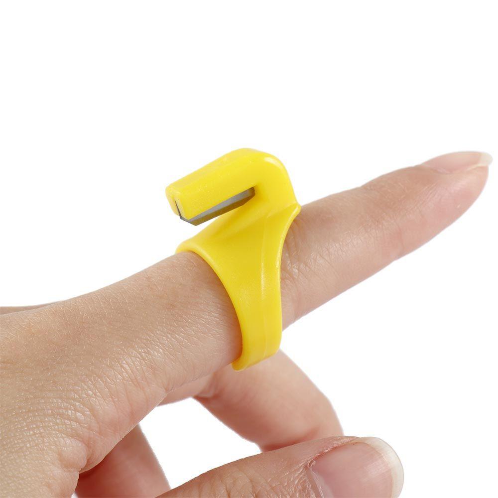 for Yarn Craft Cutting Tool Ring Household Thimble Finger Blade Sewing  Machine Accessory Thread Cutter