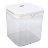 Medication Lock Box with Code Lockable Storage Box for Fridge Snacks Food Phone Lock Box for Home Dorms Office Clear