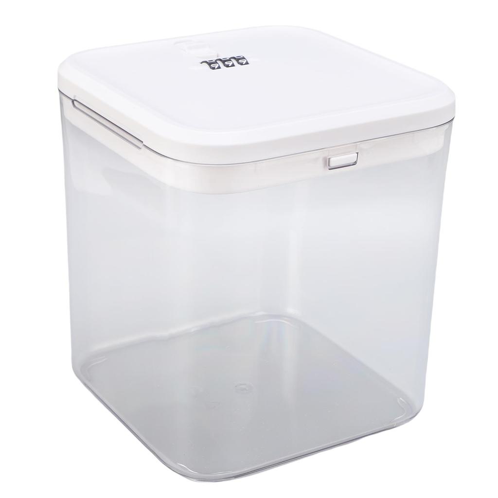 Medication Lock Box with Code Lockable Storage Box for Fridge Snacks Food Phone Lock Box for Home Dorms Office Clear
