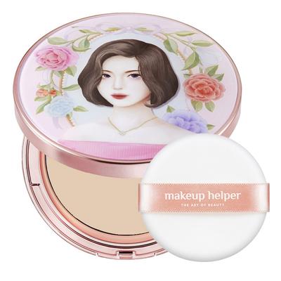 Makeup Helper Art Pact Original Professional Finish 25g Lovely Rachel + exklusives Puff-Set, Nr. 23 Naturbeige, 1 Set