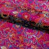 Damask Jacquard Lilies Pattern Fabrics for Diy Sewing Cheongsams, Tang Suits, Ethnic Costumes, Mongolian Robes Decorative Fabric