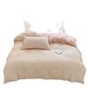 2026 Spring/Summer Cotton Striped Tricot Bedding Set - A-Class Dormitory Collection (Four-Piece)