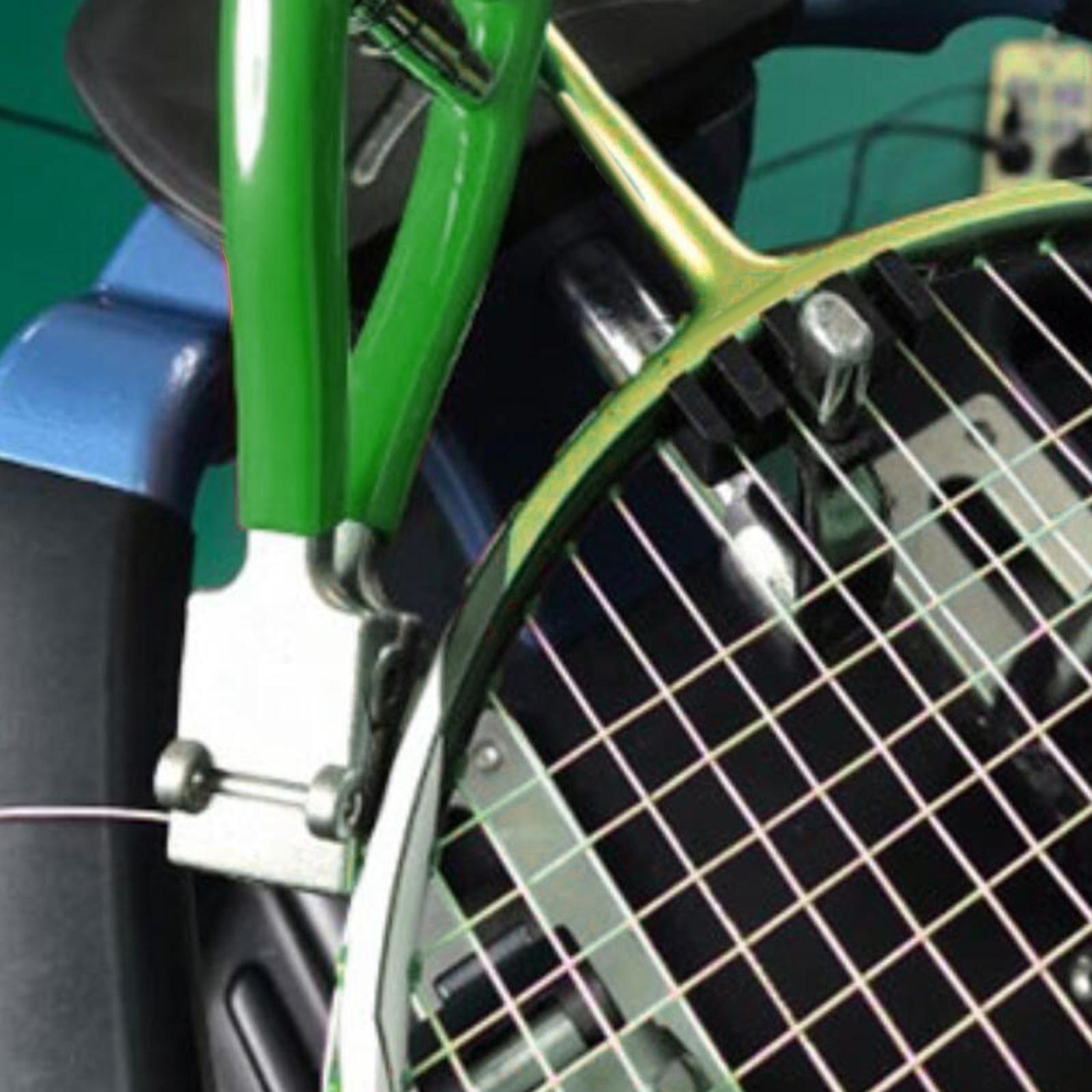 Stringing Machine Starting Clamp Professional Universal Wide Head Starting Clamp Tennis for Accessories Tennis Badminton Racket зелёный