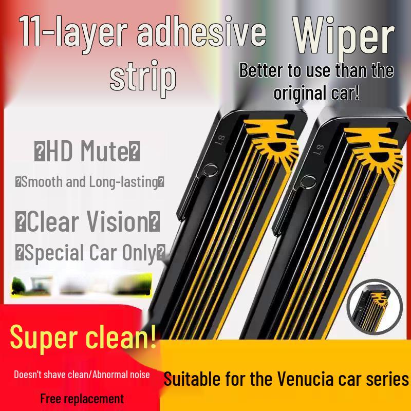 11 November Adhesive Strip for Venucia R50 D50 D60 T70 X, Original Frameless R30 E30 M50 V Wipers