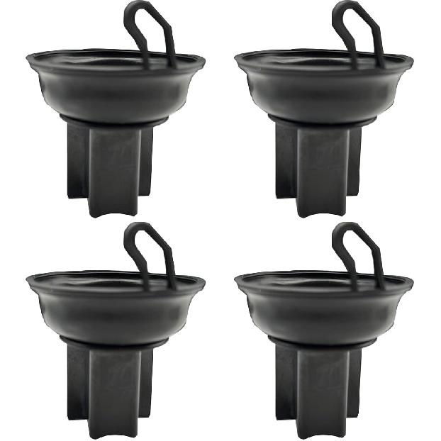 4PCS Vacuum Piston Compatible for HMHonda CBR22/MC22 250CC Motorbike Keihin Carburetor Vacuum Diaphragm Plunger Assembly Configured Jet Needle