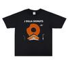 2025 Men Women Short Sleeve Hip Hop Music J.DILLA Rapper Jay Dee Washed To Do Old T-shirt Short Sleeve Loose