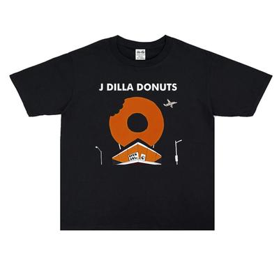 2025 Men Women Short Sleeve Hip Hop Music J.DILLA Rapper Jay Dee Washed To Do Old T-shirt Short Sleeve Loose