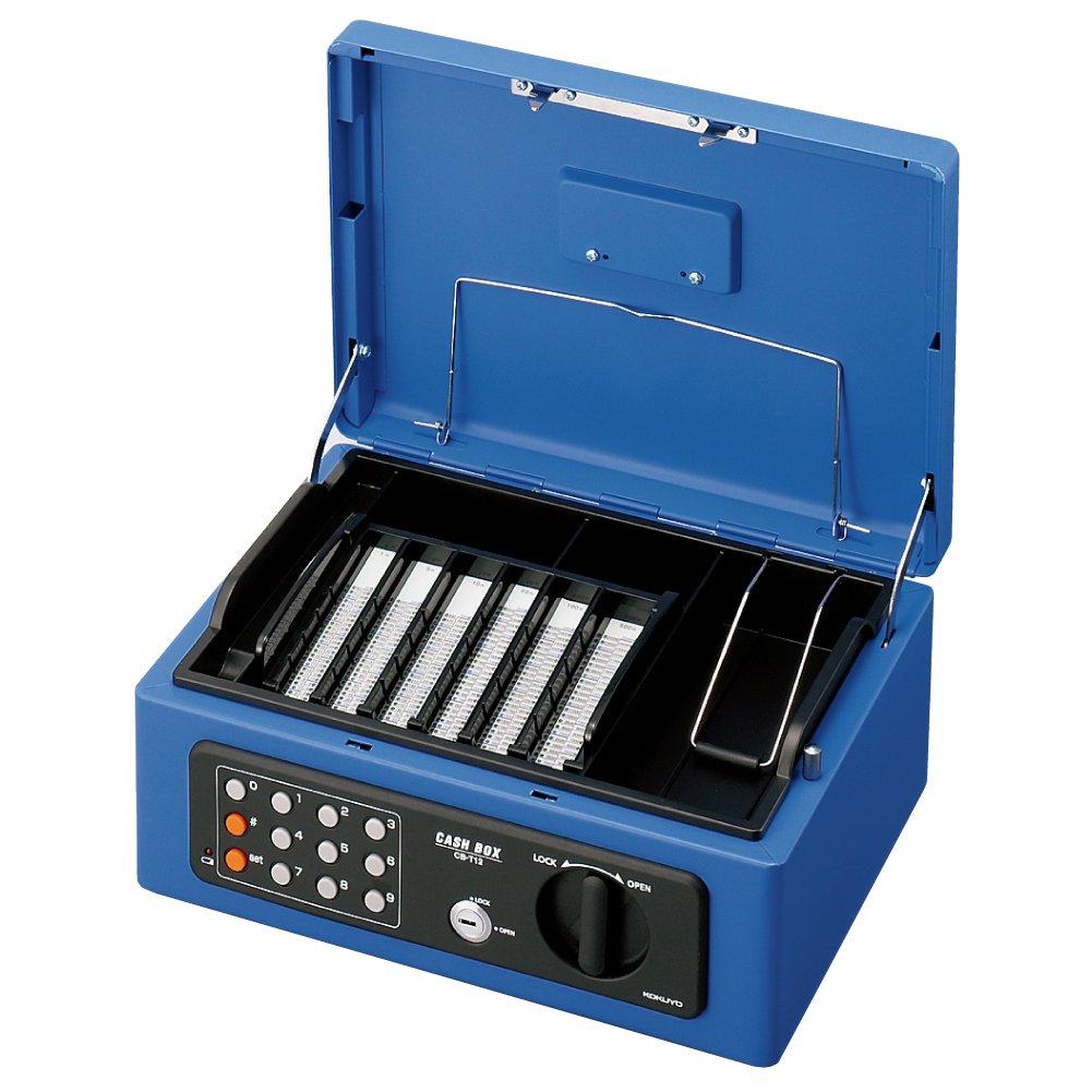 Kokuyo Portable Safe with B5 Keypad, Blue, Size, CB-T12B