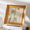 Vintage Square Chinese Style Photo & Calligraphy Frame: Creative Retro Tabletop or Wall Decoration
