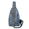 New Women's Trendy Sports and Casual High-end Soft Leather Women's Breast Bag Simple and Fashionable Solid Color Korean Chest Backpack