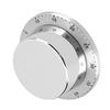Manual Mechanical Kitchen Timer with Magnetic Base Countdown Cooking Baking Timing Tool Silver