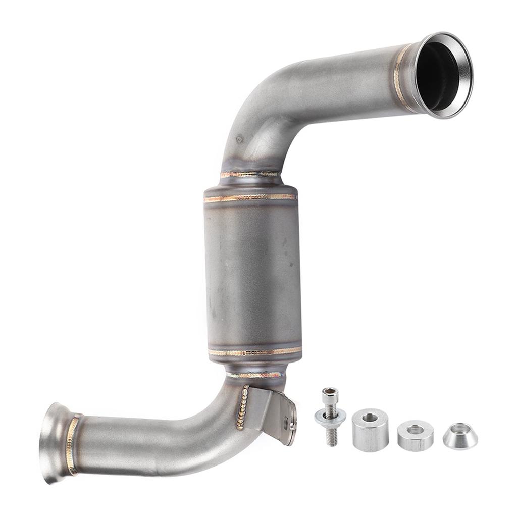 Convertidor Catalítico Eliminado Decat Escape Tubo Medio de Enlace Apto para 125 250 390 RC390 2017+