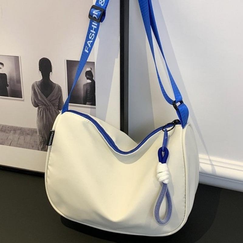 Waterproof Oxford cloth dumpling bag women's large-capacity messenger bag niche design versatile leisure sports style shoulder bag